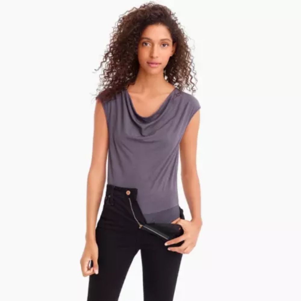 J.Crew 365 Stretch Cowl Bodysuit